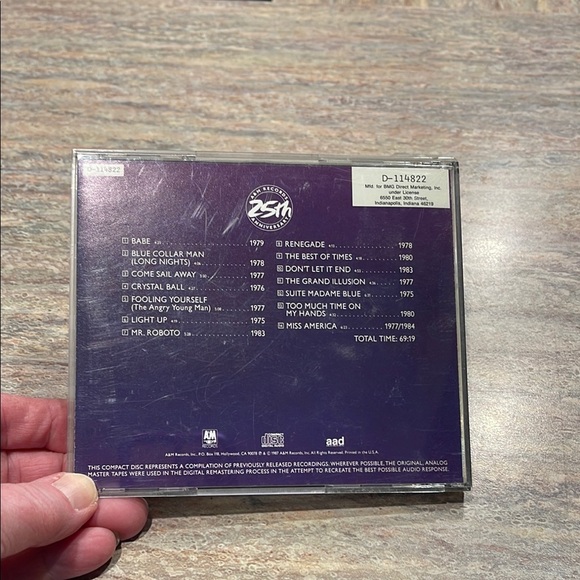 Styx Classics Volume 15 CD - Picture 4 of 4